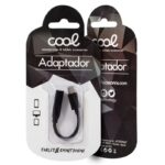 Adaptador Conector Tipo C a Jack 3,5 mm (Digital) COOL (Universal) Negro