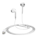 Auriculares Blancos COOL Stereo Con Micro para iPHONE (Lightning Bluetooth)