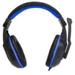 Auriculares Stereo Oficina COOL Dublin con micro (Negro-Azul)