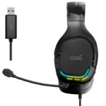 Auriculares Stereo PC / PS4 / PS5 / Xbox Gaming Led RGB COOL Tuned USB 7.1