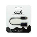 Cable Entrada USB OTG Tipo-C Universal COOL (Negro)