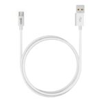 Cable USB Compatible COOL Universal TIPO-C (3 metros) Blanco 2.4 Amp