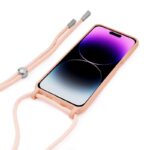 Carcasa COOL para iPhone 14 Pro Max Cordón Liso Rosa