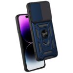 Carcasa COOL para iPhone 14 Pro Max Hard Ring Marino