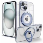 Carcasa COOL para iPhone 15 Magnética Ring Azul