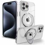 Carcasa COOL para iPhone 15 Pro Magnética Ring Plata