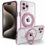 Carcasa COOL para iPhone 15 Pro Max Magnética Ring Rosa