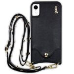 Carcasa COOL para iPhone XR Correa Pop-Rock Negro