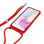 Carcasa COOL para Samsung A356 Galaxy A35 5G Cordón Liso Rojo