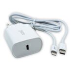 Cargador Red para iPhone COOL Entrada TIPO-C PD + Cable Tipo C – Lightning 1,2 metros (20W)