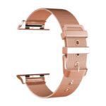 Correa COOL para Apple Watch Series 1 / 2 / 3 / 4 / 5 / 6 / 7 / 8 / 9 / SE (38 / 40 / 41 mm) Metal Rose Gold