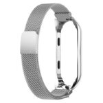 Correa COOL para Xiaomi Mi Band 5 / 6 / 7 / Amazfit Band 5 Metal Plata