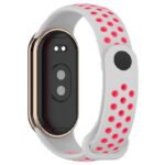 Correa COOL para Xiaomi Smart Band 8 Sport Gris-Rosa