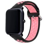 Correa Universal 20mm Amazfit Bip / GTS / Bip Lite / Huawei / Samsung / COOL Goma Negro-Rosa