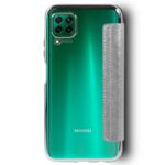 Funda COOL Flip Cover para Huawei P40 Lite Leather Plata