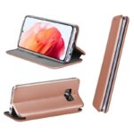 Funda COOL Flip Cover para Samsung G990 Galaxy S21 Elegance Rose Gold