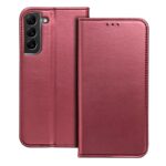 Funda COOL Flip Cover para Samsung S928 Galaxy S24 Ultra Liso Burgundy