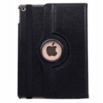 Funda COOL para iPad Air / Air 2 / Pro 9.7 / iPad 2017 / iPad 2018 9.7 pulg Giratoria Polipiel Negro