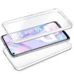 Funda COOL Silicona 3D para Huawei P40 Lite 5G (Transparente Frontal + Trasera)