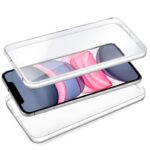 Funda COOL Silicona 3D para iPhone 11 (Transparente Frontal + Trasera)