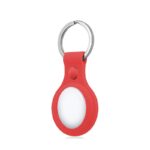 Llavero Protector COOL Compatible con AirTag Silicona Rojo