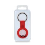 Llavero Protector COOL Compatible con AirTag Silicona Rojo