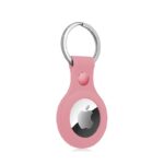 Llavero Protector COOL Compatible con AirTag Silicona Rosa