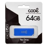 Pen Drive USB x64 GB 2.0 COOL Board Azul