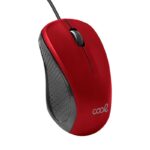 Ratón COOL USB Wired Rojo