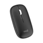 Ratón Inalámbrico COOL Slim Silencioso 2 en 1 (Bluetooth + Adap. USB) Negro