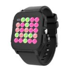 Smartwatch COOL Junior Silicona Negro (Salud, Deporte, Sueño, IP68, Juegos)